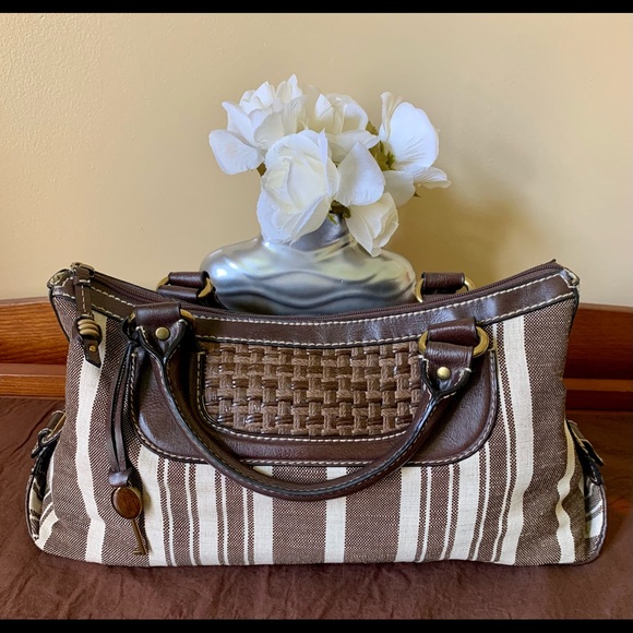 Fossil Canvas Medium Handbag - Picture 2 of 8